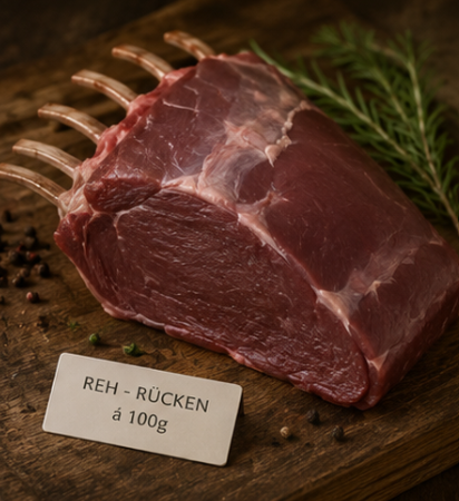 Reh-Rücken á 100g